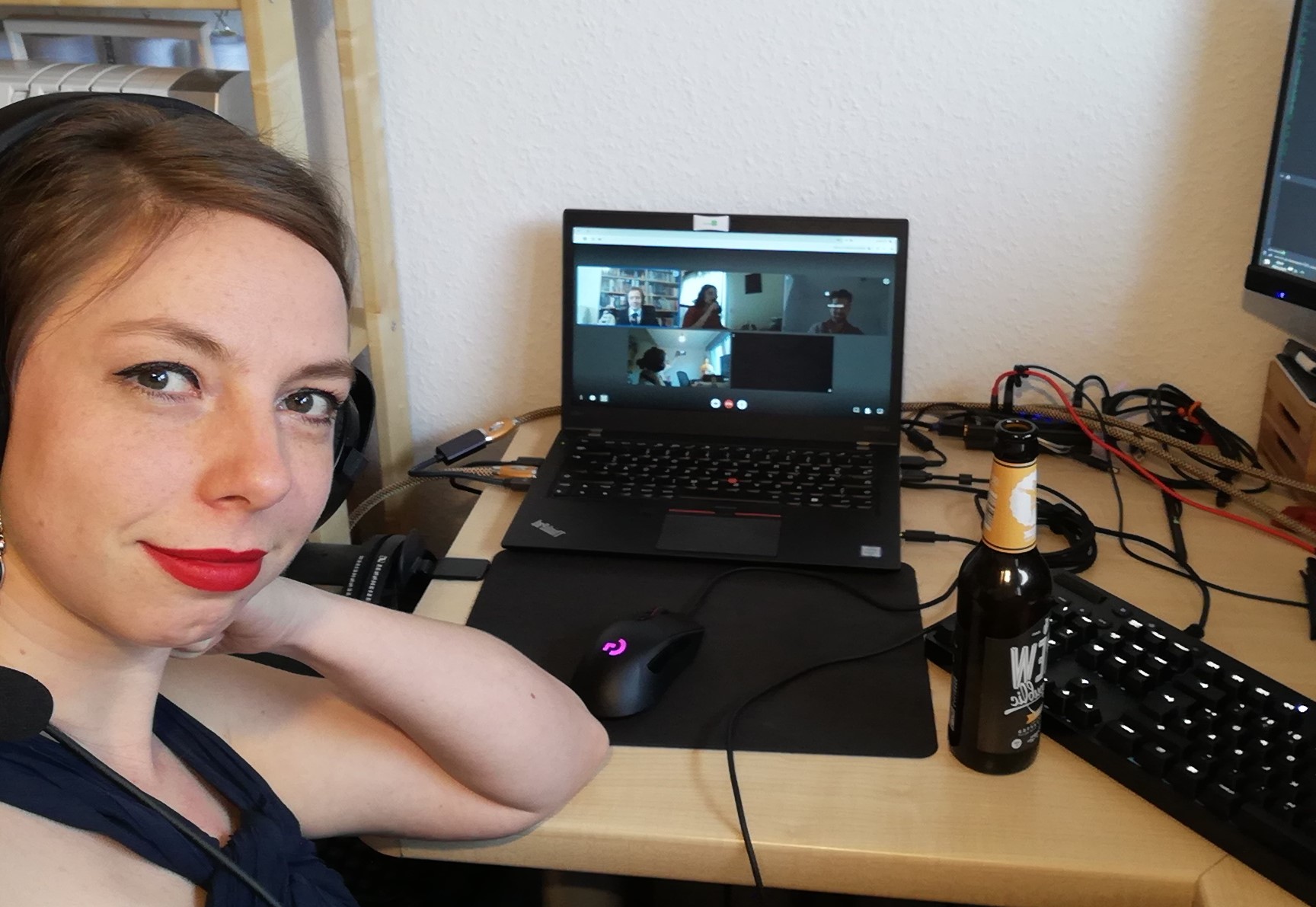 Sophie Feierabendbier-Selfie